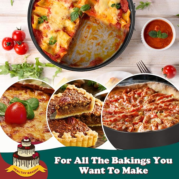 6 Inch Non-stick Springform Pan with Removable Bottom - Leakproof Cheesecake Pan, Compatible with 3 Qt Instant Pot